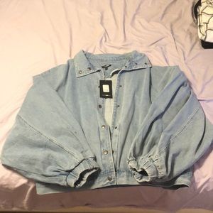 Fashion Nova denim jacket NWT